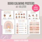 Boho Calming Posters