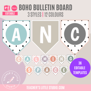 Boho Spearhead Bulletin Board