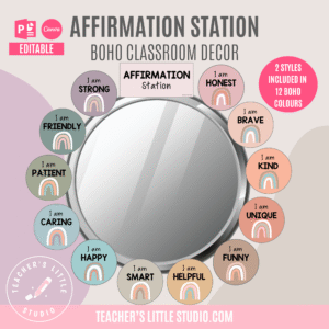 Boho affirmation station