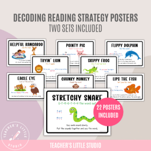 Decoding Reading Strategy Posters