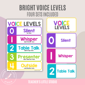 Bright Voice Levels - Teacher's Little Studio