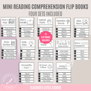Reading Comprehension Flip Books - Teacher's Little Studio